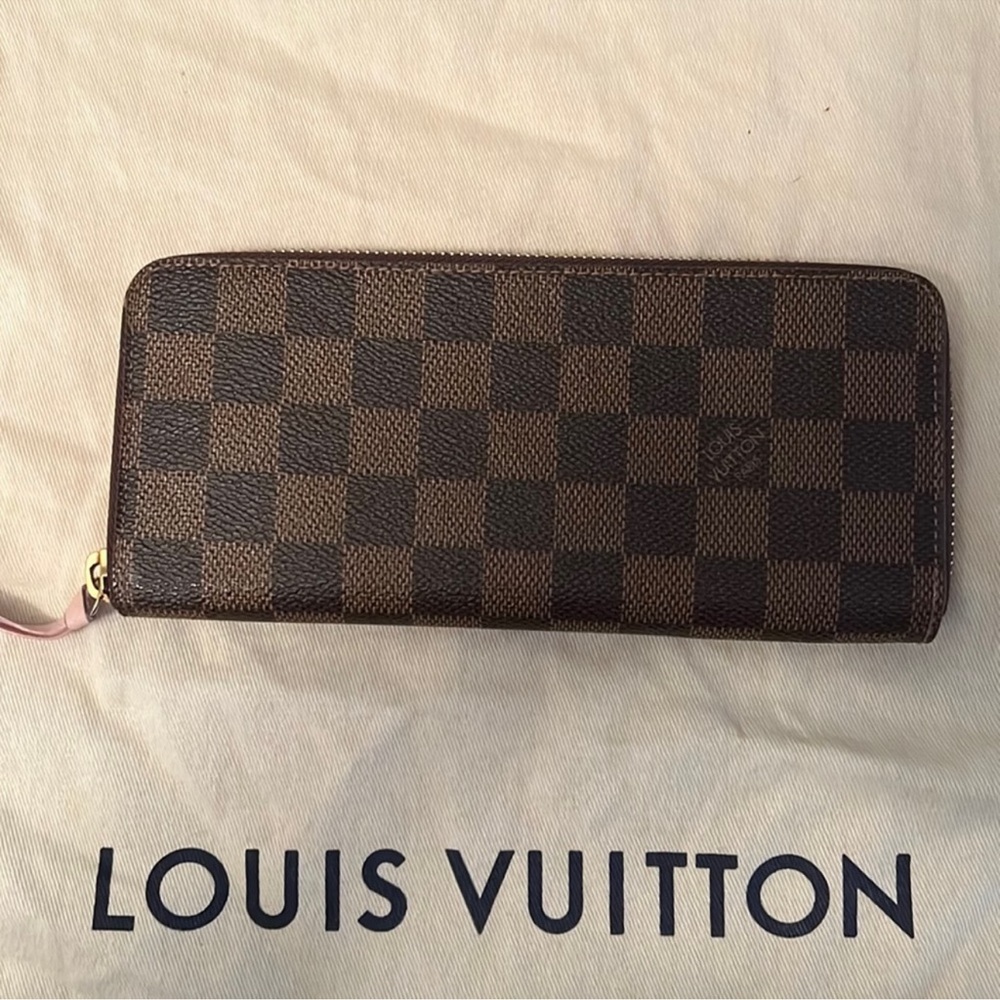 Louis Vuitton Damier Ebene Clémence Wallet